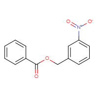 Chemical structure of (3-nitrophenyl)methyl benzoate - CSSB00102603965