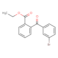 Chemical structure of ethyl 2-(3-bromobenzoyl)benzoate - CSSB00020568501