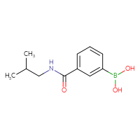 Chemical structure of {3-[(2-methylpropyl)carbamoyl]phenyl}boronic acid - CSSB00000049448