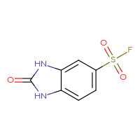 Chemical structure of 2-oxo-2,3-dihydro-1H-1,3-benzodiazole-5-sulfonyl fluoride - CSSB00102727914