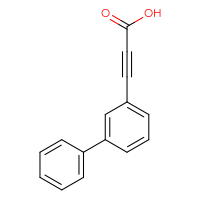 Chemical structure of 3-{[1,1'-biphenyl]-3-yl}prop-2-ynoic acid - CSSB02522972164