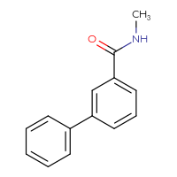 Chemical structure of N-methyl-[1,1'-biphenyl]-3-carboxamide - CSSB00010496445