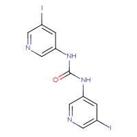 Chemical structure of 1,3-bis(5-iodopyridin-3-yl)urea - CSSB00020671264