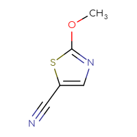 Chemical structure of 2-methoxy-1,3-thiazole-5-carbonitrile - CSSB00012180693