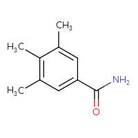 Chemical structure of 3,4,5-trimethylbenzamide - CSSB00048788254