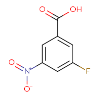 Chemical structure of 3-fluoro-5-nitrobenzoic acid - CSSB00000753934