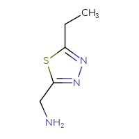 Chemical structure of 1-(5-ethyl-1,3,4-thiadiazol-2-yl)methanamine - CSSB00000732176
