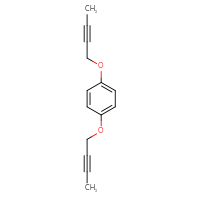 Chemical structure of 1,4-bis(but-2-yn-1-yloxy)benzene - CSSB14823723831