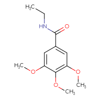 Chemical structure of N-ethyl-3,4,5-trimethoxybenzamide - CSSB00000581712