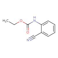 Chemical structure of ethyl N-(2-cyanophenyl)carbamate - CSSB00000190797
