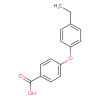 Chemical structure of 4-(4-ethylphenoxy)benzoic acid - CSSB00000412659