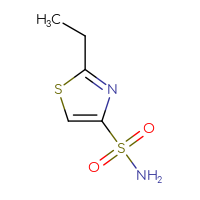Chemical structure of 2-ethyl-1,3-thiazole-4-sulfonamide - CSSB00015426999