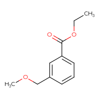 Chemical structure of ethyl 3-(methoxymethyl)benzoate - CSSB00011212799