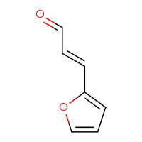 Chemical structure of (2E)-3-(furan-2-yl)prop-2-enal - CSSB00000185671