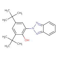 Chemical structure of 2-(2H-1,2,3-benzotriazol-2-yl)-4,6-di-tert-butylphenol - CSSB00000069547