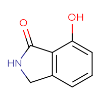 Chemical structure of 7-hydroxy-2,3-dihydro-1H-isoindol-1-one - CSSB00000137190