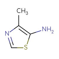 Chemical structure of 4-methyl-1,3-thiazol-5-amine - CSSB00000688266