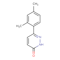 Chemical structure of 6-(2,4-dimethylphenyl)-2,3-dihydropyridazin-3-one - CSSB00011319640