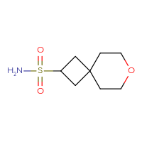 Chemical structure of 7-oxaspiro[3.5]nonane-2-sulfonamide - CSSB02127315462