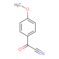 Chemical structure of 4-methoxybenzoyl cyanide - CSSB00000084130
