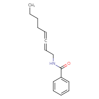 Chemical structure of N-[(2P)-octa-2,3-dien-1-yl]benzamide - CSSB20621635688