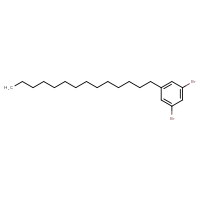 Chemical structure of 1,3-dibromo-5-tetradecylbenzene - CSSB00138411968