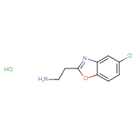 Chemical structure of 2-(5-chloro-1,3-benzoxazol-2-yl)ethan-1-amine hydrochloride - CSSB00025718151