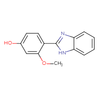 Chemical structure of 4-(1H-1,3-benzodiazol-2-yl)-3-methoxyphenol - CSSB00103756902