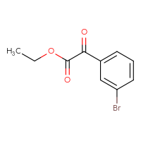 Chemical structure of ethyl 2-(3-bromophenyl)-2-oxoacetate - CSSB00012352468