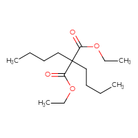 Chemical structure of 1,3-diethyl 2,2-dibutylpropanedioate - CSSB00020625767