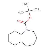 Chemical structure of tert-butyl decahydro-1H-1-benzazepine-1-carboxylate - CSSB06728077495