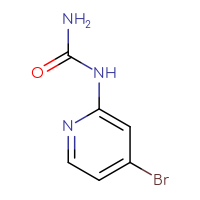 Chemical structure of (4-bromopyridin-2-yl)urea - CSSB00013895700