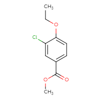 Chemical structure of methyl 3-chloro-4-ethoxybenzoate - CSSB00000230994
