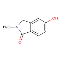 Chemical structure of 5-hydroxy-2-methyl-2,3-dihydro-1H-isoindol-1-one - CSSB00000695860