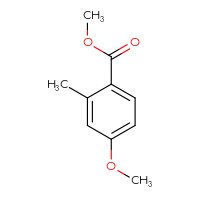 Chemical structure of methyl 4-methoxy-2-methylbenzoate - CSSB00011997376