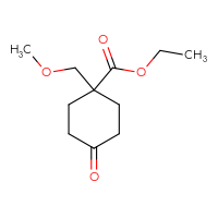 Chemical structure of ethyl 1-(methoxymethyl)-4-oxocyclohexane-1-carboxylate - CSSB06726391432