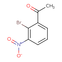 Chemical structure of 1-(2-bromo-3-nitrophenyl)ethan-1-one - CSSB00010368672