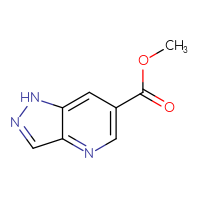 Chemical structure of methyl 1H-pyrazolo[4,3-b]pyridine-6-carboxylate - CSSB00010289631