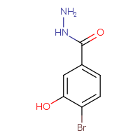 Chemical structure of 4-bromo-3-hydroxybenzohydrazide - CSSB00014392783