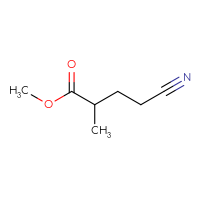 Chemical structure of methyl 4-cyano-2-methylbutanoate - CSSB00015831260