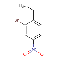 Chemical structure of 2-bromo-1-ethyl-4-nitrobenzene - CSSB00013486379