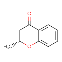 Chemical structure of (2R)-2-methyl-3,4-dihydro-2H-1-benzopyran-4-one - CSSB00000730121