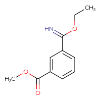 Chemical structure of methyl 3-(ethoxymethanimidoyl)benzoate - CSSB00010206113