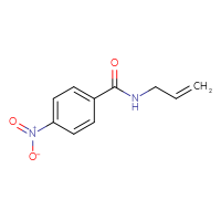 Chemical structure of 4-nitro-N-(prop-2-en-1-yl)benzamide - CSSB00000160291