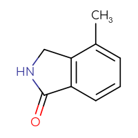 Chemical structure of 4-methyl-2,3-dihydro-1H-isoindol-1-one - CSSB00000092595