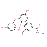 Chemical structure of ({3',6'-dihydroxy-3-oxo-3H-spiro[2-benzofuran-1,9'-xanthen]-5-yl}formamido)azanium - CSSB07094433932