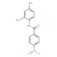 Chemical structure of N-(2,4-dimethylphenyl)-4-nitrobenzamide - CSSB00046174421