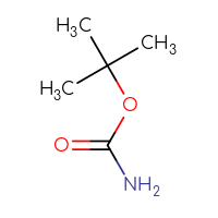 Chemical structure of tert-butyl carbamate - CSSB00000736490