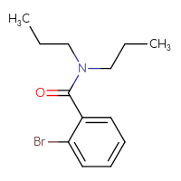 Chemical structure of 2-bromo-N,N-dipropylbenzamide - CSSB00000159104