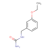Chemical structure of [(3-ethoxyphenyl)methyl]urea - CSSB00000048157